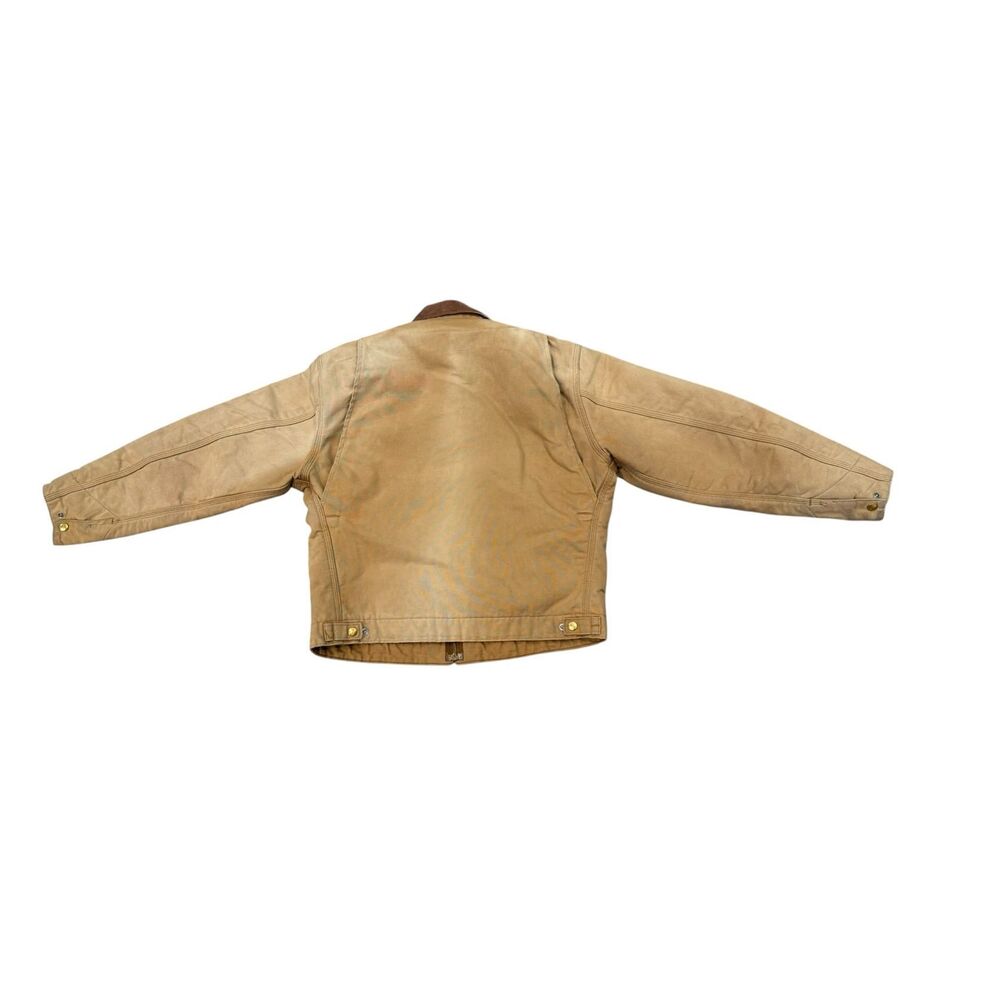 Vintage Carhartt J01 BRN Detroit Jacket Blanket Lined USA Made Workwear 42 Regul - Picture 12 of 14